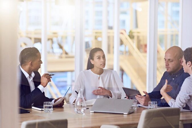Group,Of,Four,Entrepreneurs,With,Dynamic,Experience,And,Eclectic,Backgrounds,